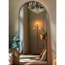 Ceiling Oval Hanging Mirror